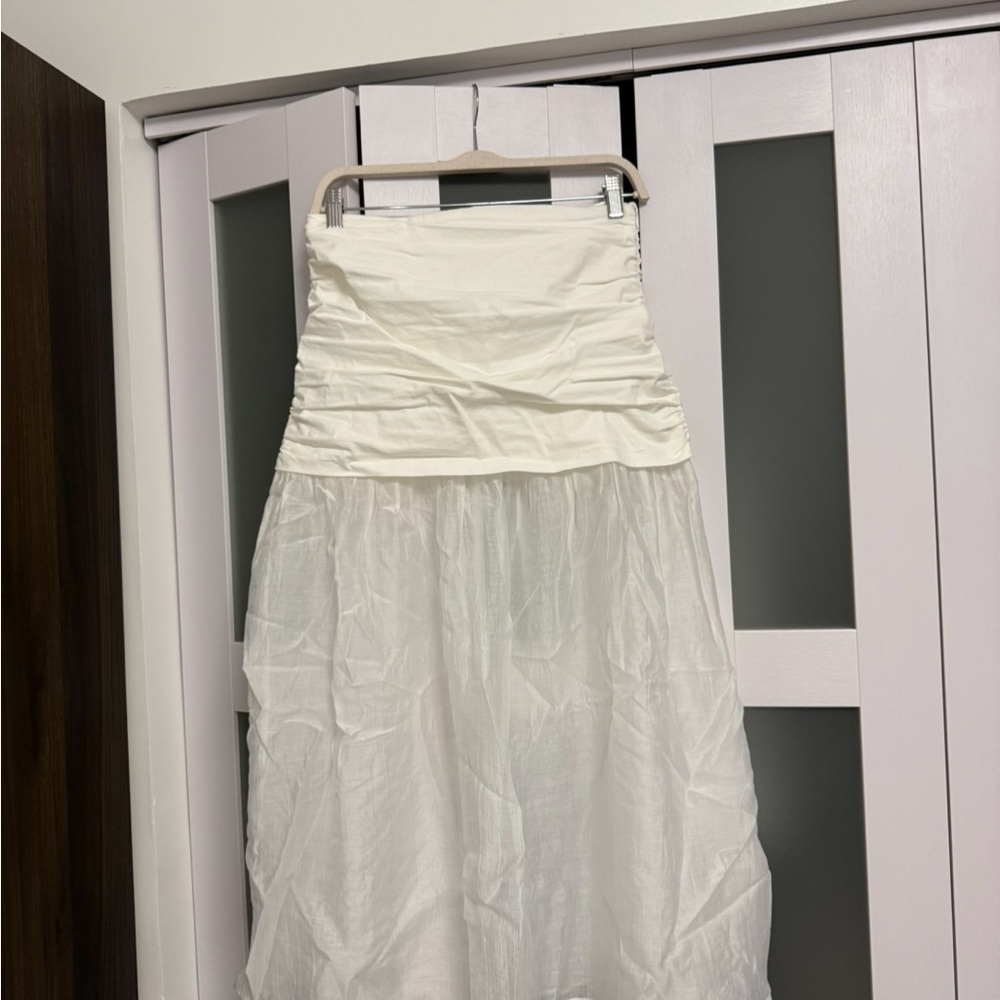 Zara White Skirt